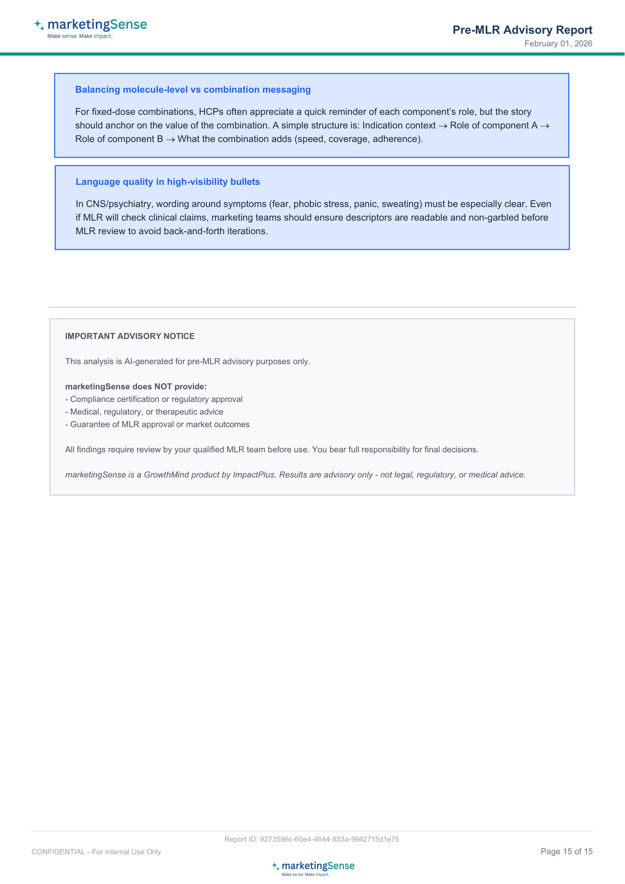 Sample Report — Page 15